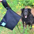 Black Yucky Puppy Dog Poop Bag Holders- Extra Large Size on Sale