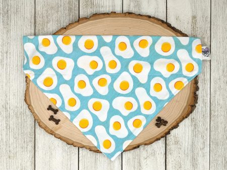 Sunny Side Up Eggs - No Tie Dog Collar Bandana For Cheap