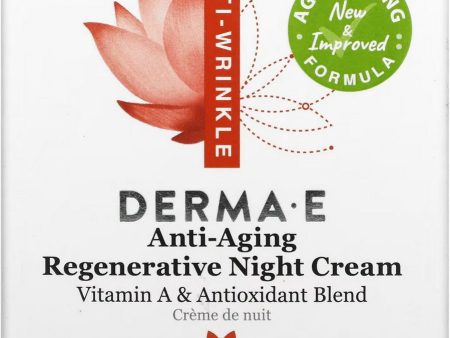 DERMA E, Anti-Aging Regenerative Night Cream, 2 oz For Discount