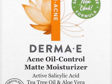 DERMA E, Acne Oil-Control Matte Moisturizer, 2 oz on Sale