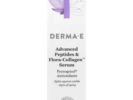 DERMA E, Advanced Peptides and Flora-Collagen Serum, 2 fl oz Discount