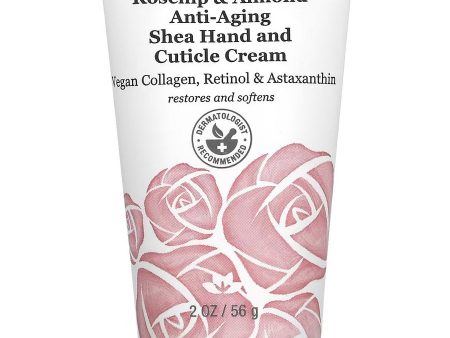 DERMA E, Anti-Aging Shea Hand and Cuticle Cream, Rosehip and Almond, 2 oz Online