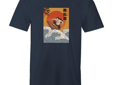 Men s Samurai Surfing T-shirt For Discount