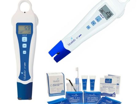 Bluelab pH Pen + EC Pen + Probe Care Kit Set on Sale