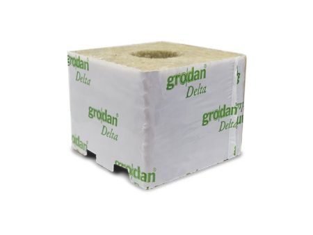 Grodan Rock Wool Cube With Hole - 7.5 X 7.5 X 6cm For Cheap