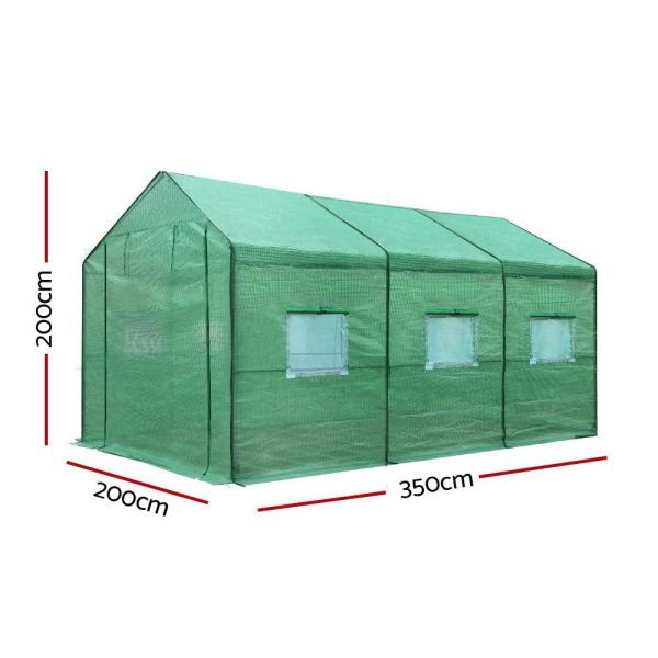 Greenhouse Garden Tunnel Shed - 3.5M X 2M X 2M Discount