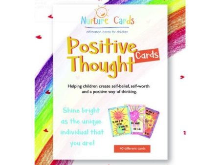 Positive Thought Cards For Children - 40 Card Deck Fashion