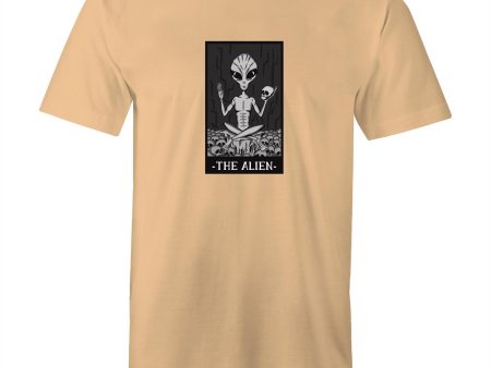 Men s The Alien Card T-shirt Hot on Sale