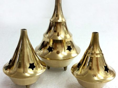 Brass Dhoop Dome Cone Burner - 9cm Cheap