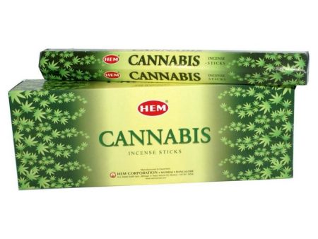 Cannabis Garden Incense Sticks - HEM - Box Of 6 Hot on Sale