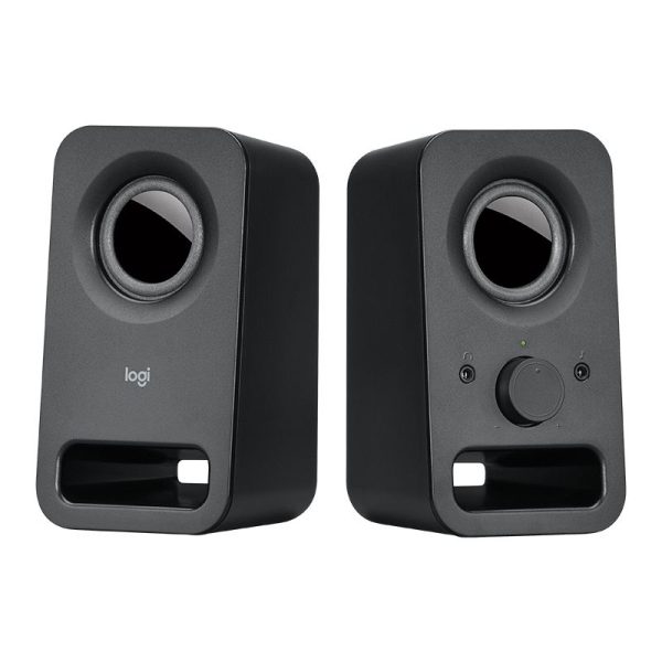 Logitech Z150 2.0 Stereo Speakers 6W Compact Size Easily Access to Power & Volume Control Headphone & Auxiliary Jack for TV PC Smartphone Tablet Online now