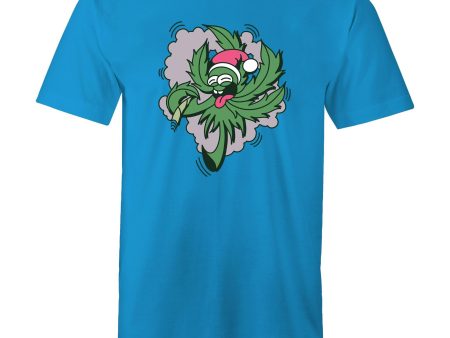 Men s Santa Weed T-shirt Online Hot Sale