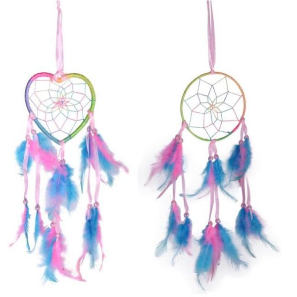 Pink And Aqua Dream Catchers - Heart   Peace Online