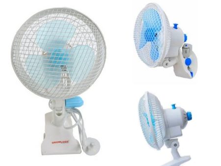 180mm Oscillating Hydroponic Fan With Clamp Online