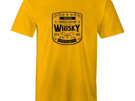 Men s Whisky Label T-shirt For Discount