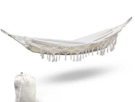 Cream Hammock With Tassels - Single on Sale