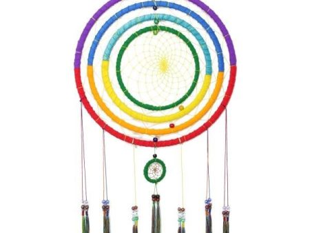 Large Chakra Dream Catcher (Zen Styled) Discount