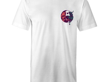 Men s Yin and Yang Bull Bear Tall T-shirt For Sale