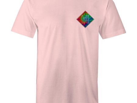 Men s Tie Dye Hippie House Pocket T-Shirt Online