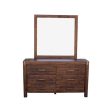 4 Pieces Bedroom Suite in Solid Wood Veneered Acacia Construction Timber Slat Queen Size Chocolate Colour Bed, Bedside Table & Dresser on Sale