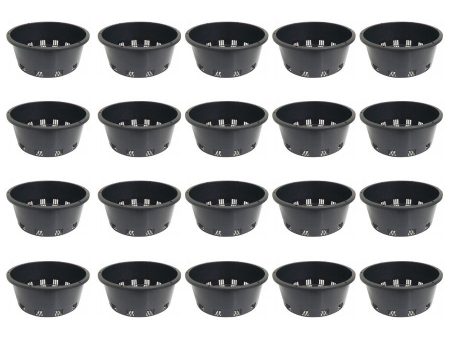 Black Net Pot - 300mm X 120mm - 20 Pack Online Hot Sale