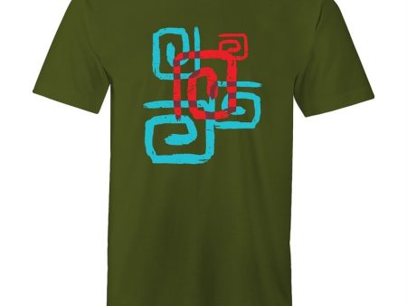 Men s Abstract Maze T-shirt on Sale