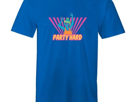 Men s Neon Party Hard T-shirt Online now