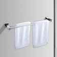 Double Classic Chrome Towel Bar Rail Bathroom Cheap