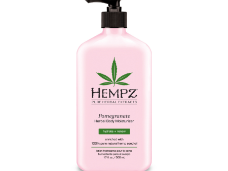 Hempz Pomegranate Herbal Body Moisturizer - 500ml Online Hot Sale