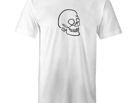 Men s Skull Line Art T-shirt Online now