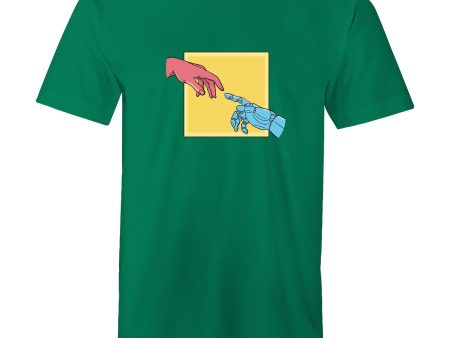 Men s The Creation Robot T-shirt For Sale