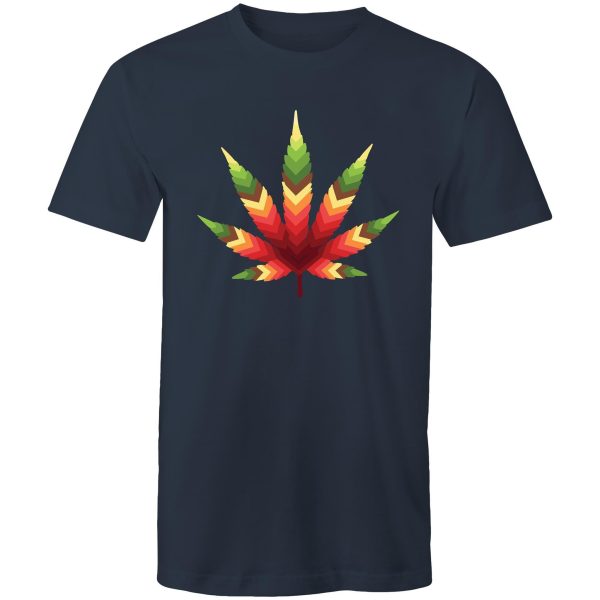 Men s Cannabis Leaf Art T-shirt Supply