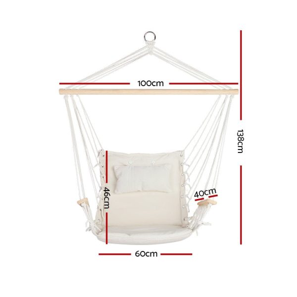 Cream Hammock Hanging Swing Chair Online now