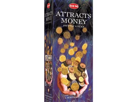 HEM Attracts Money Incense Sticks - 120 Sticks on Sale