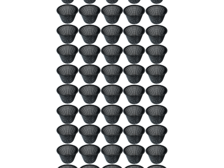 Black Net Pot - 80mm X 75mm - 50 Pack Online