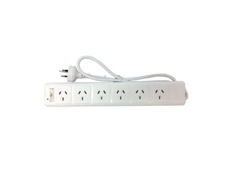 6 Way Power Board With Overload Cut-Out Button Sale