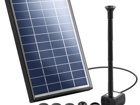 Solar Powered Submersible Water Pump - 300L H - 1.3m Head Online Hot Sale