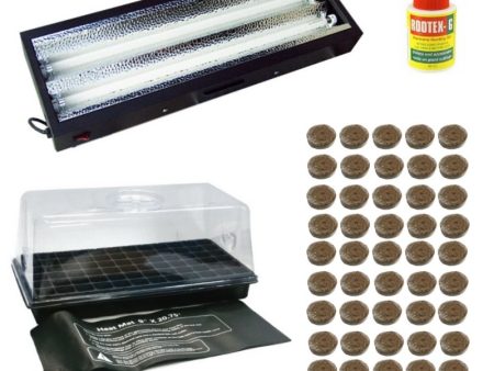 Indoor Coco Propagation Kit - T5 Fluorescent - For Seeds + Smaller Plants Online Sale