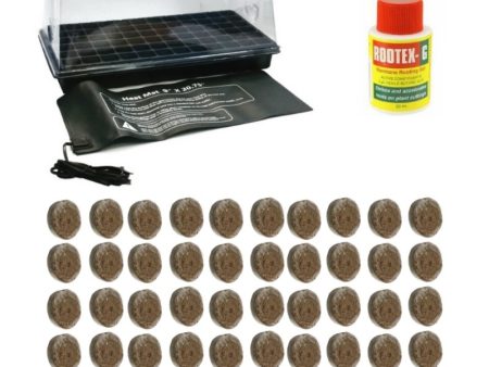 Base Coco Pellet Propagation Kit - For Seeds + Smaller Plants Supply