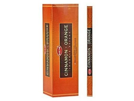 HEM Cinnamon Orange Incense Sticks - 200 Sticks Online Hot Sale