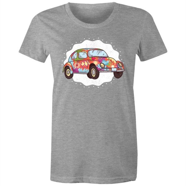 Women s Hippie Car T-shirt on Sale