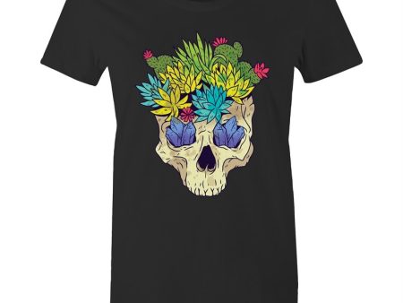 Women s Cactus Skull T-shirt on Sale