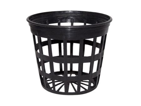 Black Net Pot With Large Holes - 200mm X 150mm For Cheap