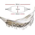 Cream Hammock With Tassels - Single on Sale