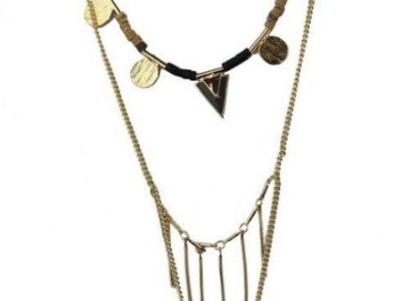 Necklace Gold Tripple Layer Online Hot Sale