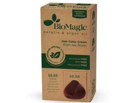 BioMagic Hair Colour Cream - Deep Dark Red Cheap