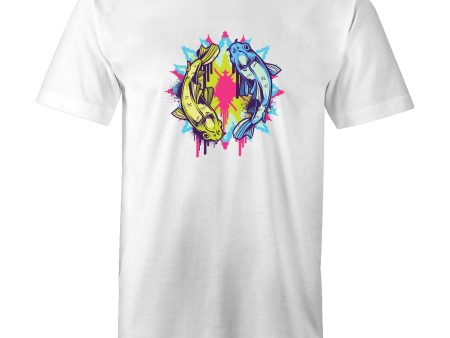 Men s Colourful Koi Fish T-shirt For Sale