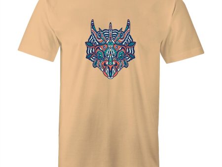 Men s Mandala Triceratops T-shirt Online now