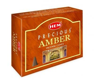 HEM - Precious Amber - 120 Incense Cones Sale