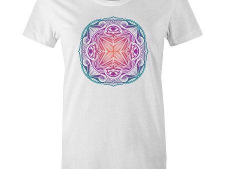 Women s Colourful Mandala T-shirt Online now